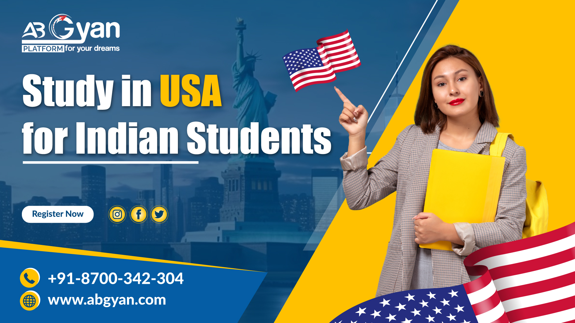 Top Study In Usa For Indian Students | Abgyan Overseas
